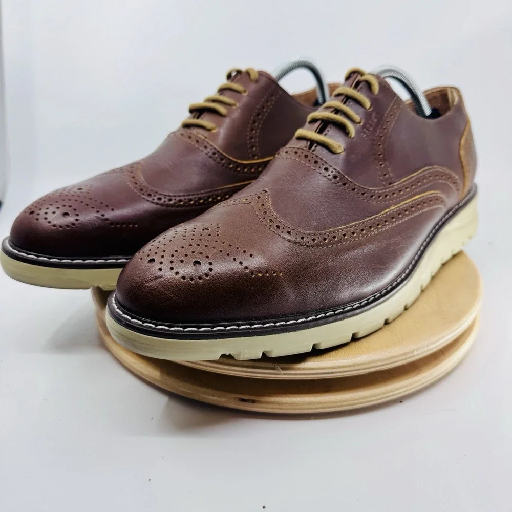 Proxon Volta Steel Toe‎ Derby Oxford Dress Shoes Men's 11.5 Wingtip Executive